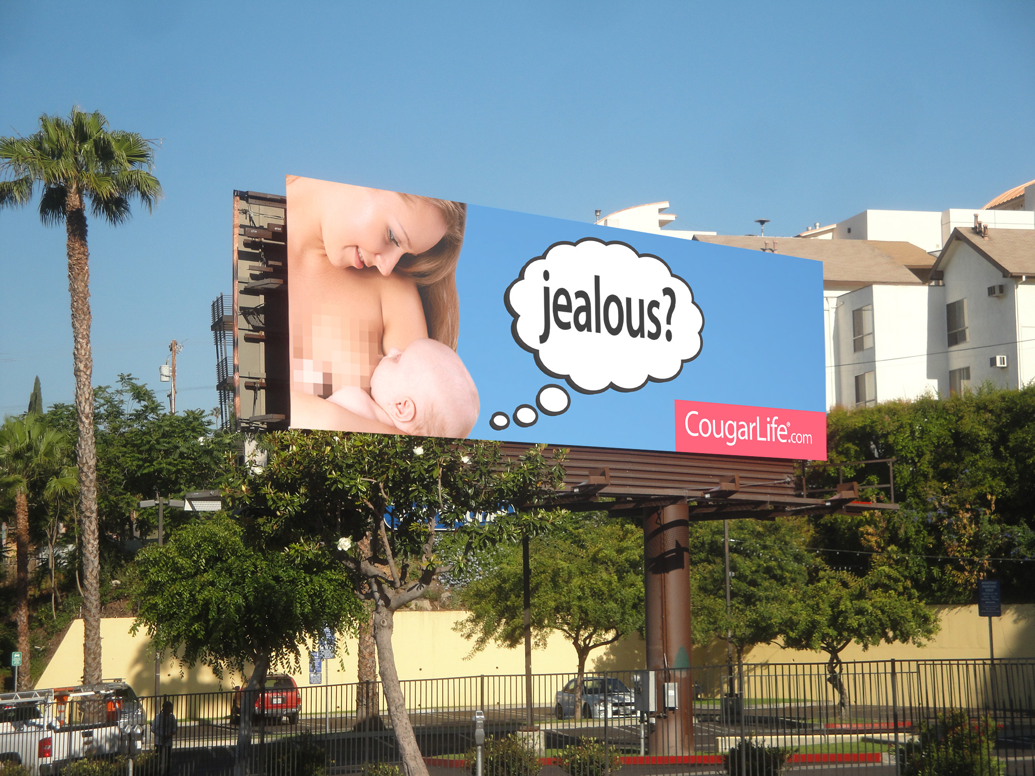 Breastfeeding Mom Used To Promote Cougar Dating on LA Billboard